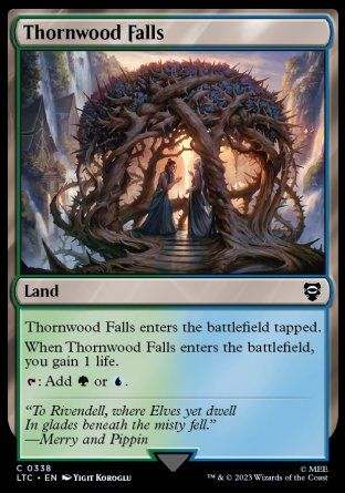 Thornwood Falls (The Lord of the Rings Commander Decks) Trading Card