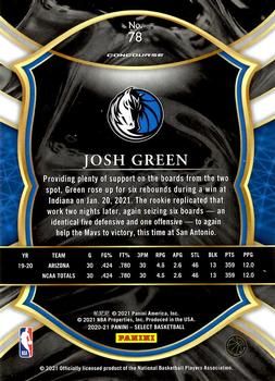 Josh Green 2020-21 Panini Select Basketball #78 Sports Card
