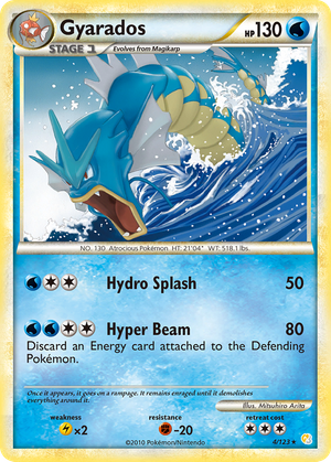 Gyarados (4/123) - HeartGold & SoulSilver