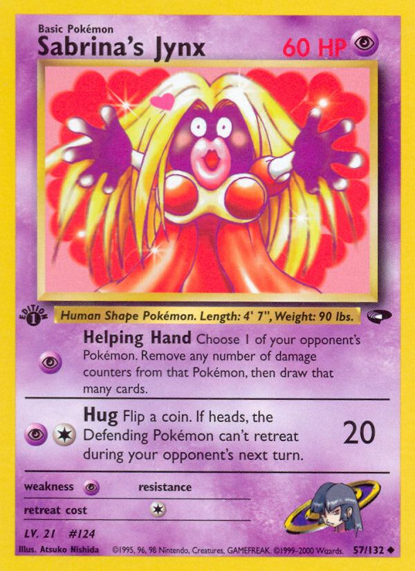 Sabrina's Jynx (57/132) - Gym Challenge (1st Edition) Pokémon Card