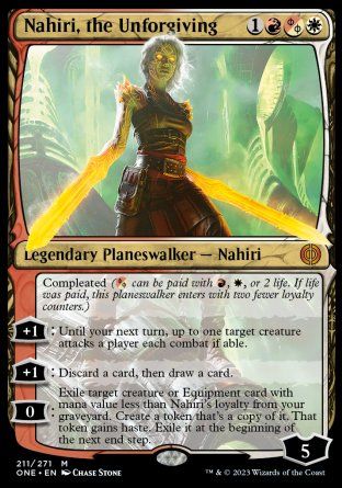 Nahiri, the Unforgiving (Phyrexia: All Will Be One) Trading Card