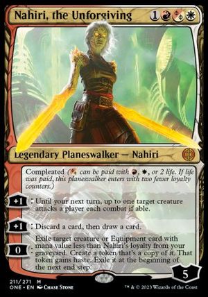 Nahiri, the Unforgiving (Phyrexia: All Will Be One)