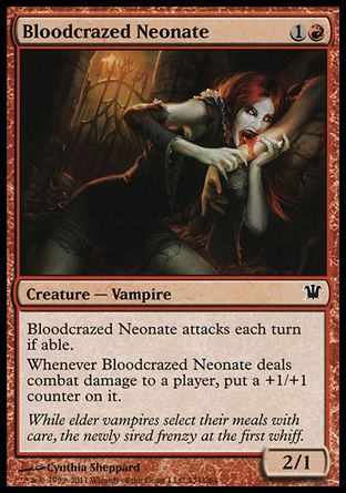 Bloodcrazed Neonate (Innistrad) Trading Card