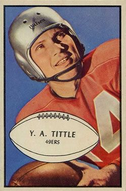 Y.A. Tittle 1953 Bowman #56 Sports Card