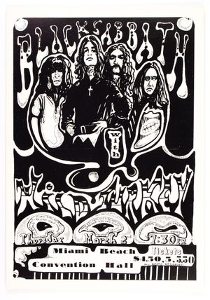 Black Sabbath at Miami Beach Convention Hall 1972