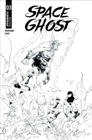 Space Ghost #3 (Cvr G Inc 1:10 Jae Lee Line Art Variant)