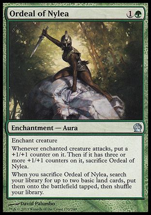 Ordeal of Nylea (Theros) Trading Card