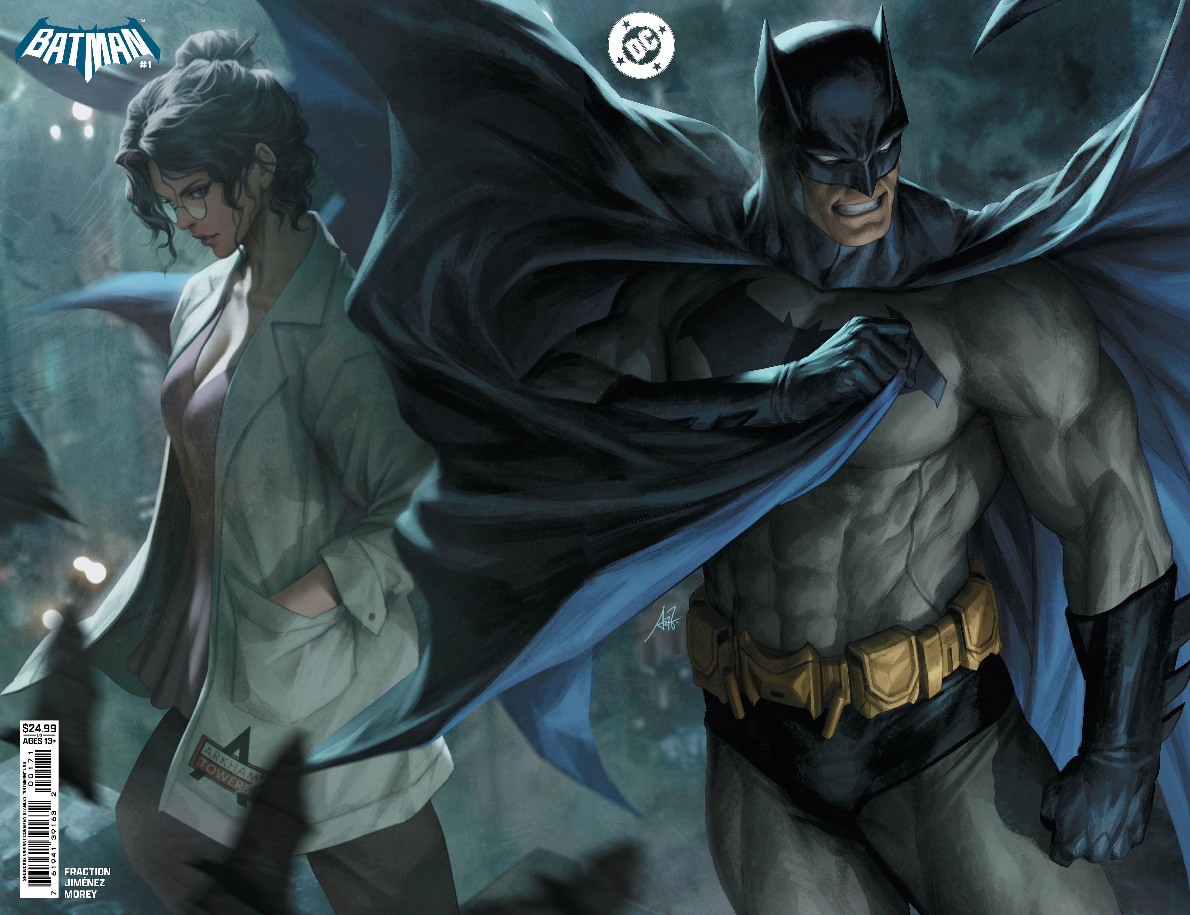 Batman #1 (Cvr J Stanley Artgerm Lau Dc Showcase Wraparound Foil Variant) Comic