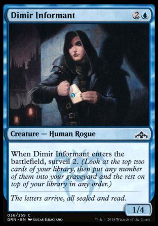 Dimir Informant (Guilds of Ravnica) Trading Card