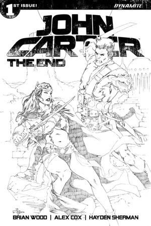 John Carter The End #1 (Cover G 20 Copy Rubi B&w Cover)