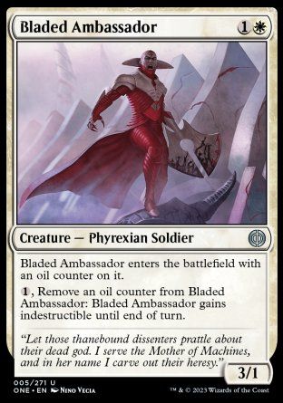 Bladed Ambassador (Phyrexia: All Will Be One) Trading Card