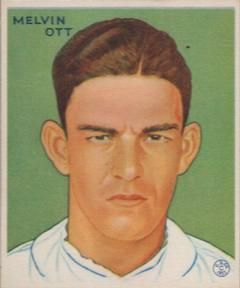 Mel Ott 1933 Goudey (R319) #127 Sports Card