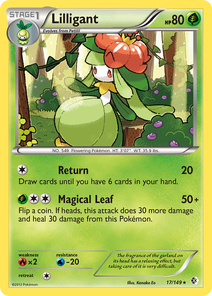 Lilligant (17/149) - Boundaries Crossed Pokémon Card