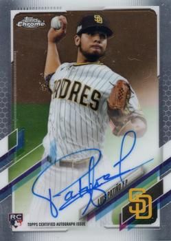 Luis Patiño 2021 Topps Chrome - Rookie Autographs Baseball #RA-LP Sports Card