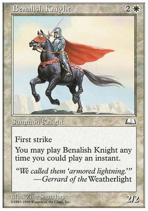 Benalish Knight (Anthologies)