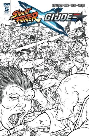 Street Fighter x G.I. Joe #5 (25 Copy Cover)