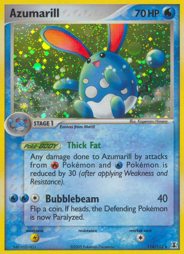 Azumarill (114/113) - Delta Species Pokémon Card