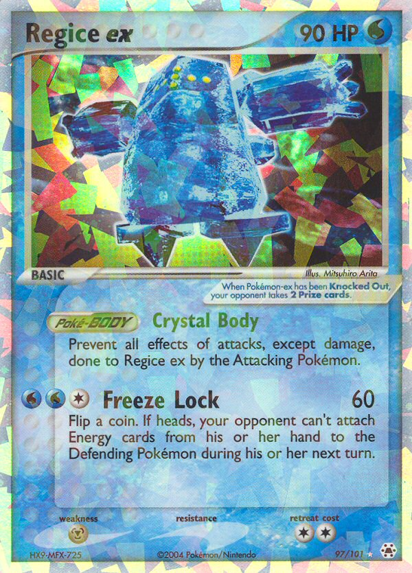 Regice Pokémon Card