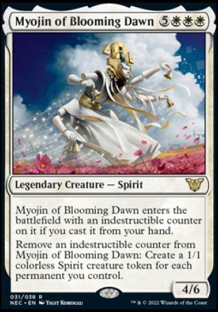 Myojin of Blooming Dawn (Kamigawa Neon Dynasty Commander Decks) Trading Card