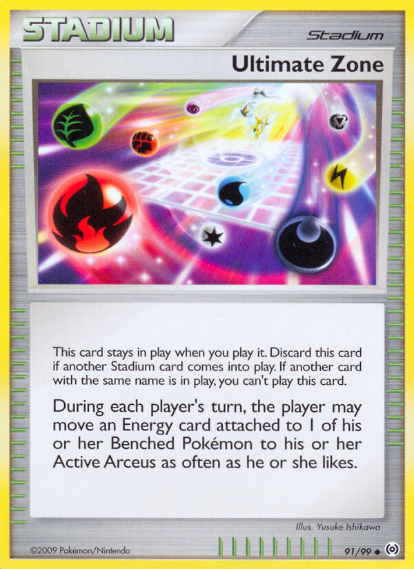 Ultimate Zone (Trainer: Stadium) (91/99) - Arceus Pokémon Card