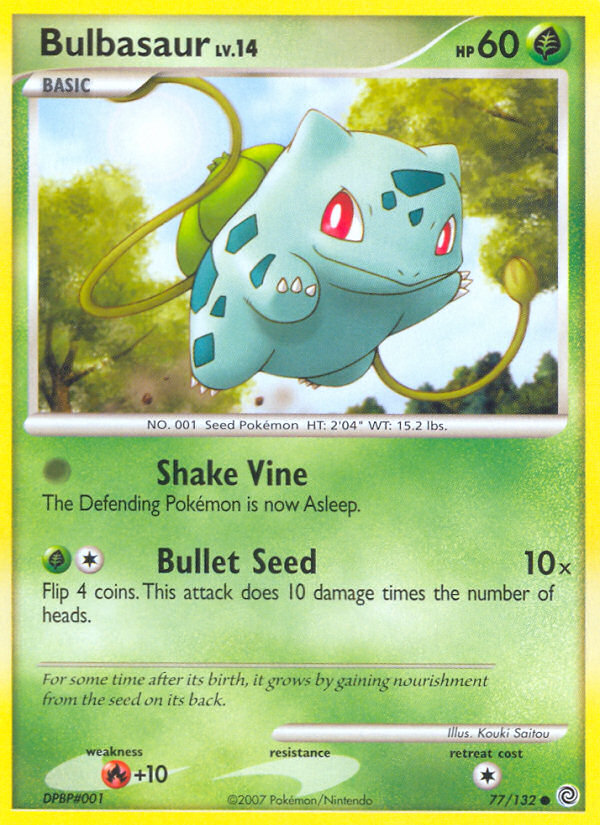 Bulbasaur (77/132) - Secret Wonders Pokémon Card