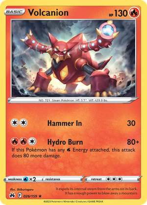 Volcanion (26/159) - Crown Zenith