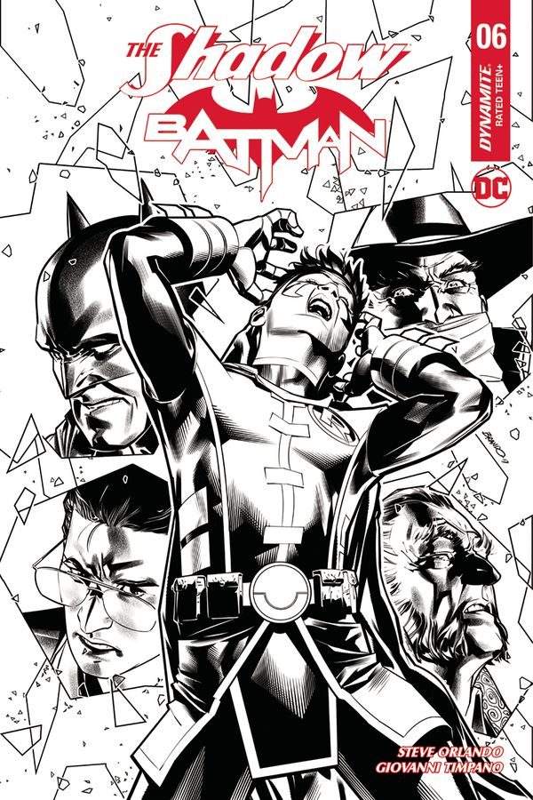 Shadow/Batman #6 (Cover G 20 Copy Peterson B&w I)