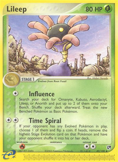 Root Fossil Pokémon Card