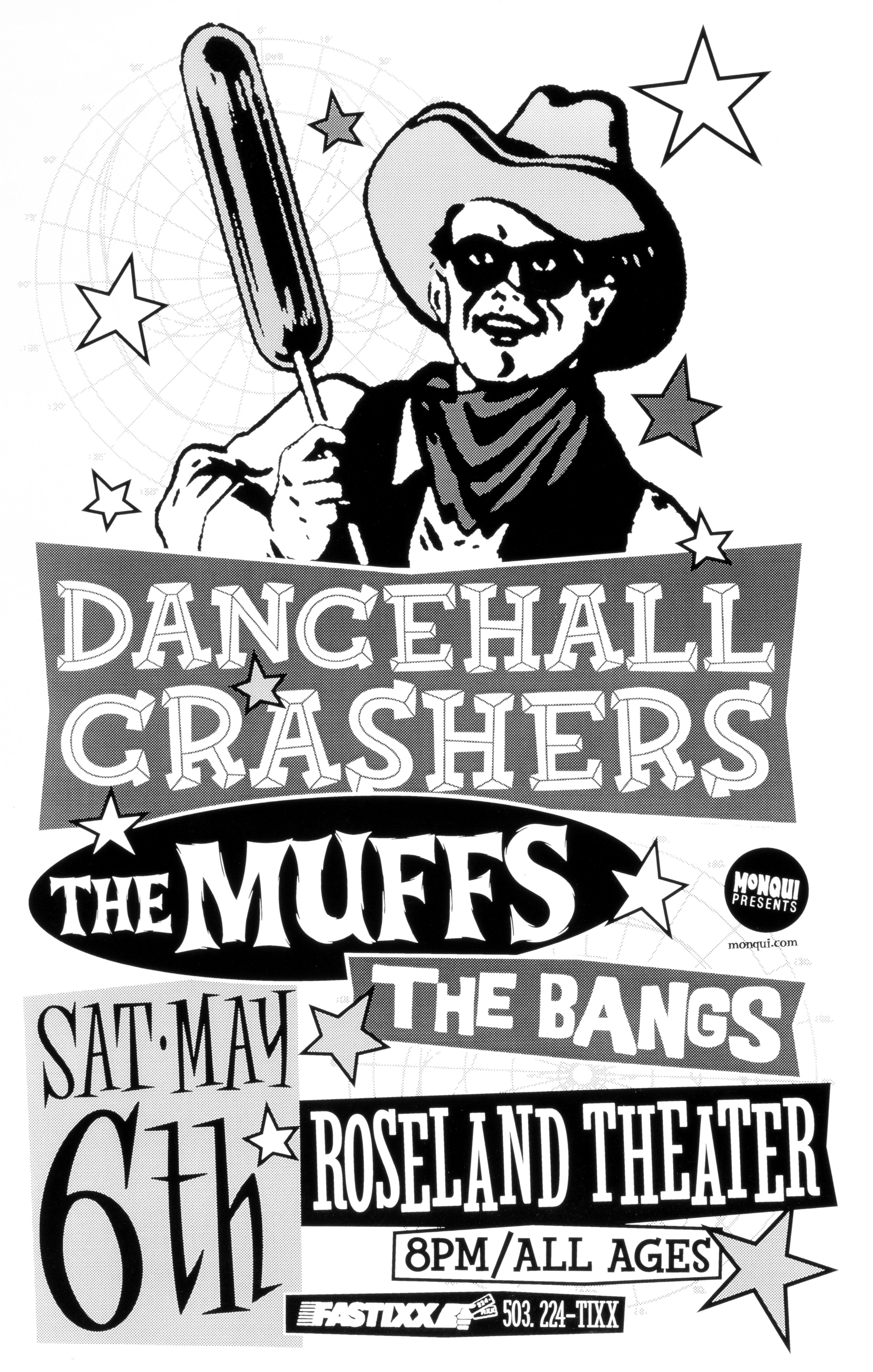 MXP-142.17 Dancehall Crashers 2000 Roseland Theater  May 6 Concert Poster