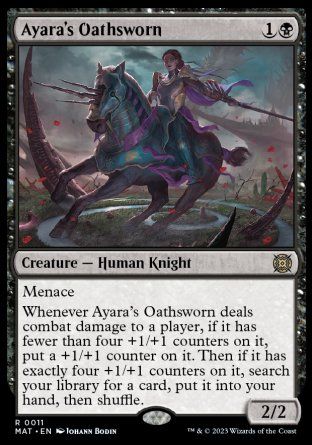 Ayara's Oathsworn (March of the Machine: The Aftermath) Trading Card