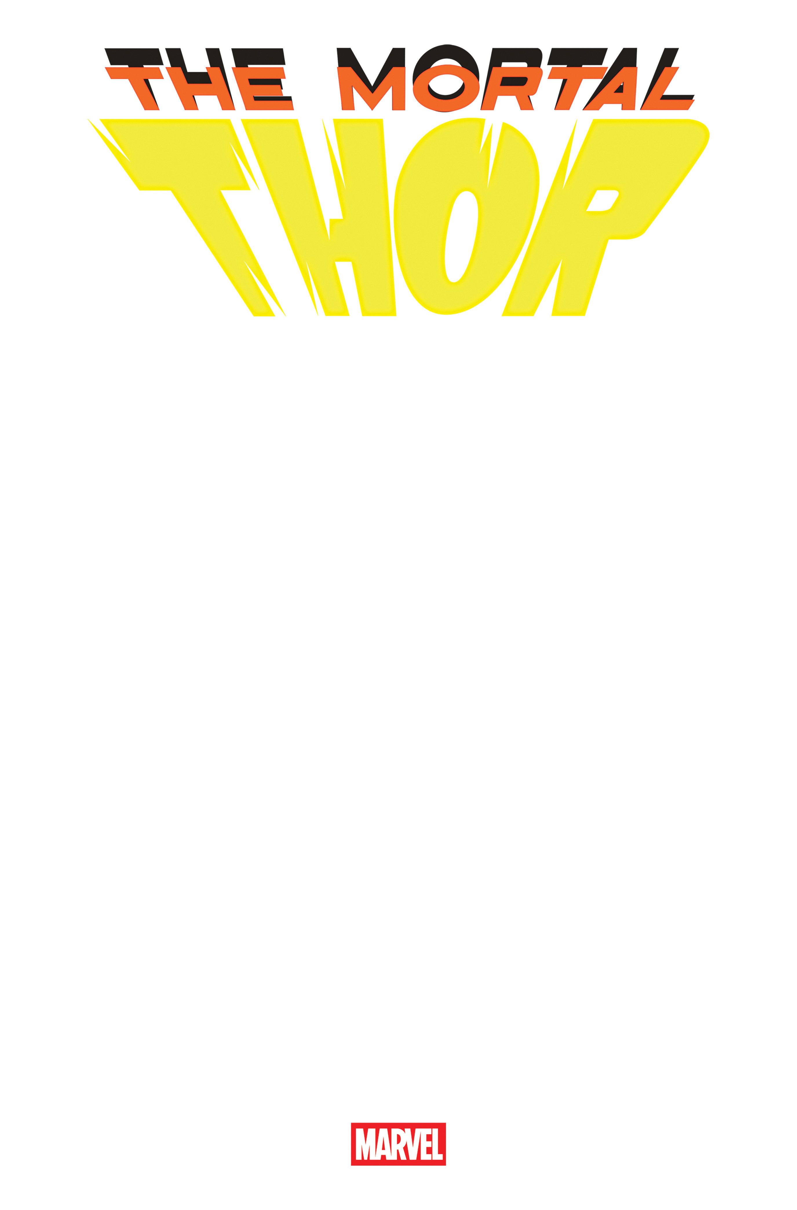 Thor #1 (Blank Cover Variant) Comic