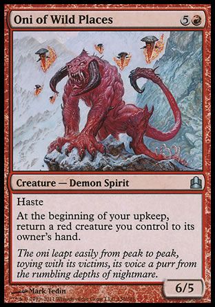 Oni of Wild Places (MTG Commander) Trading Card