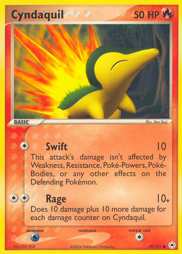 Cyndaquil (59/101) - Hidden Legends Pokémon Card