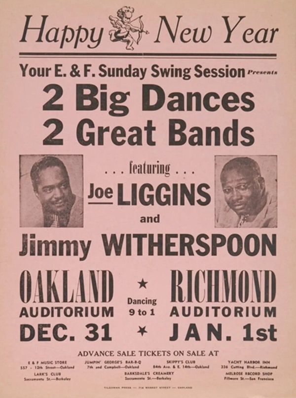 1955-Oakland Auditorium-New Years Eve-Jimmy Witherspoon & Joe Liggins