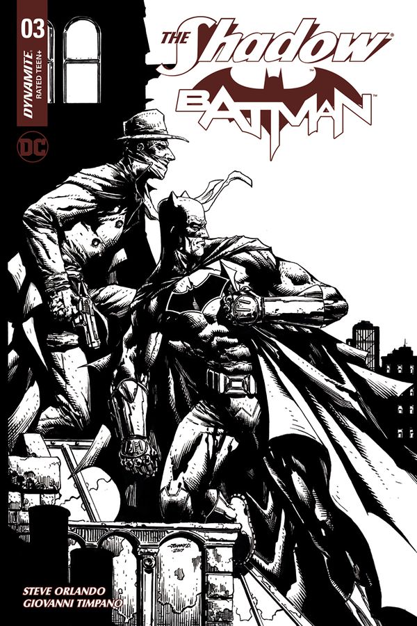 Shadow/Batman #3 (Cover H 30 Copy Desjardins Cover)