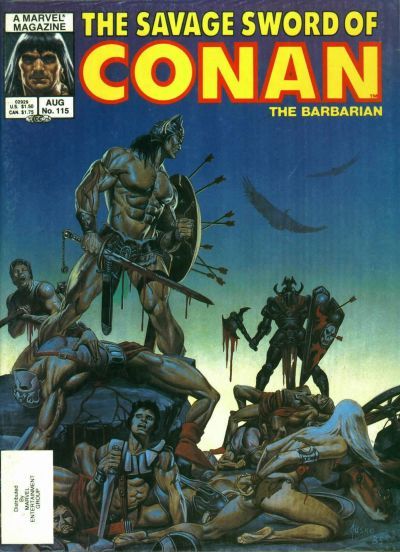 The Savage Sword of Conan #115 Comic