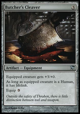 Butcher's Cleaver (Innistrad) Trading Card