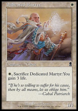 Dedicated Martyr (Odyssey) Trading Card