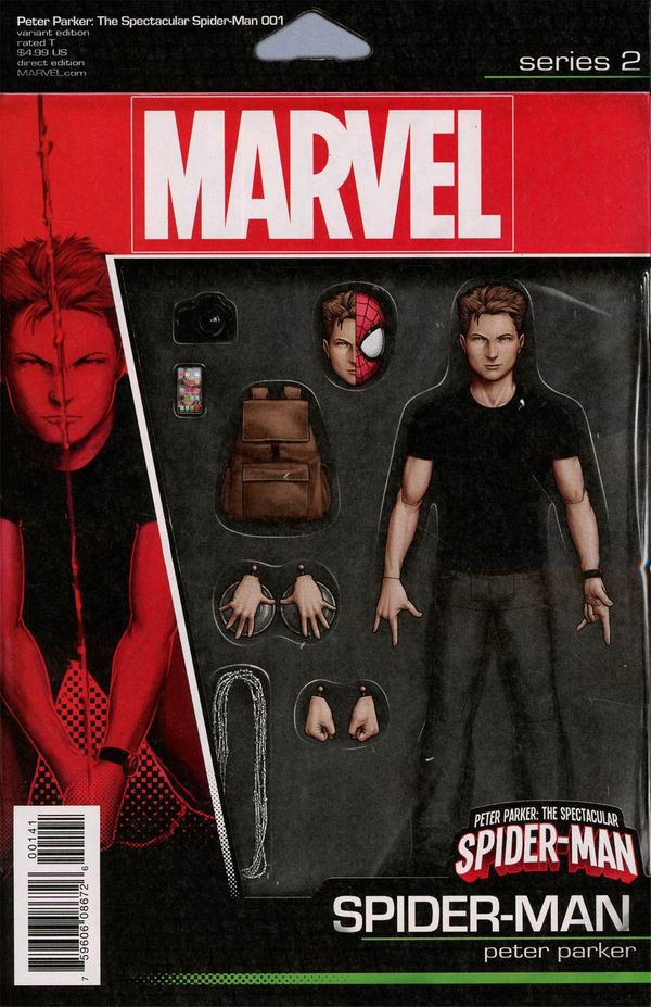Peter Parker: The Spectacular Spider-man #1 (Christopher Action Figure Variant)