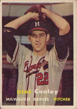 Gene Conley 1957 Topps #28 Sports Card