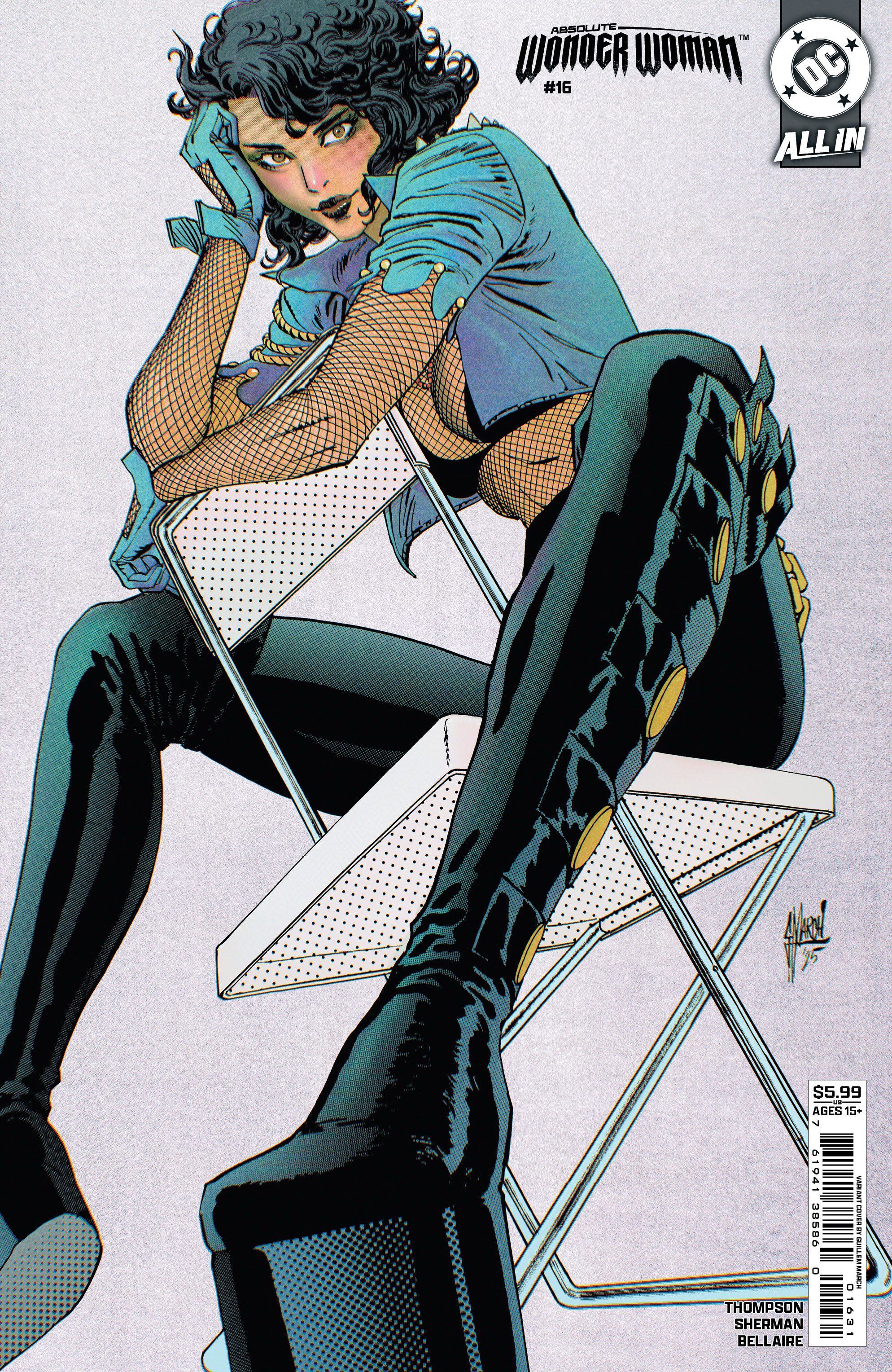 Absolute Wonder Woman #16 (Cvr C Guillem March Card Stock Variant) Comic