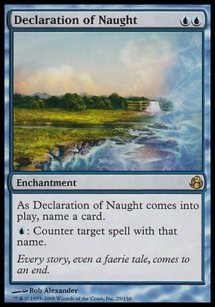 Declaration of Naught (Morningtide) Trading Card