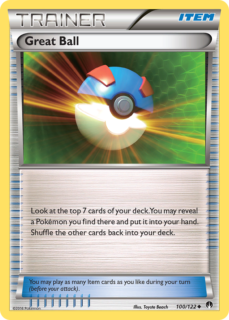 Great Ball (Trainer: Item) (100/122) - BREAKpoint Pokémon Card