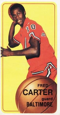 Fred Carter 1970 Topps #129 Sports Card