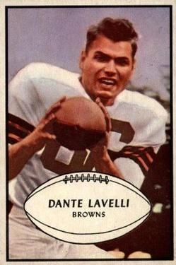 Dante Lavelli 1953 Bowman #15 Sports Card