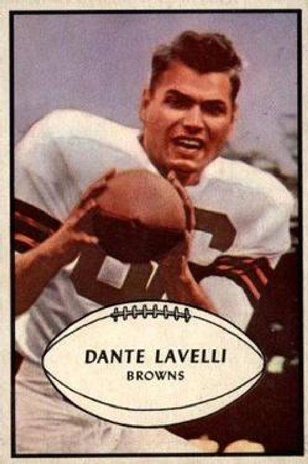 Dante Lavelli 1953 Bowman #15