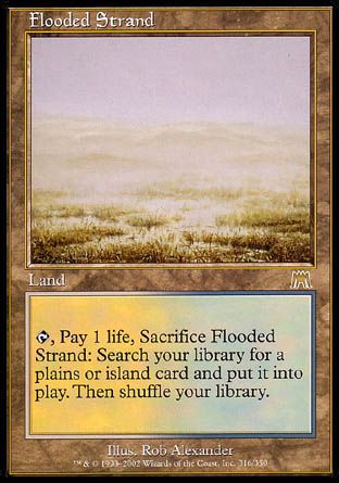 Flooded Strand (Onslaught) Trading Card