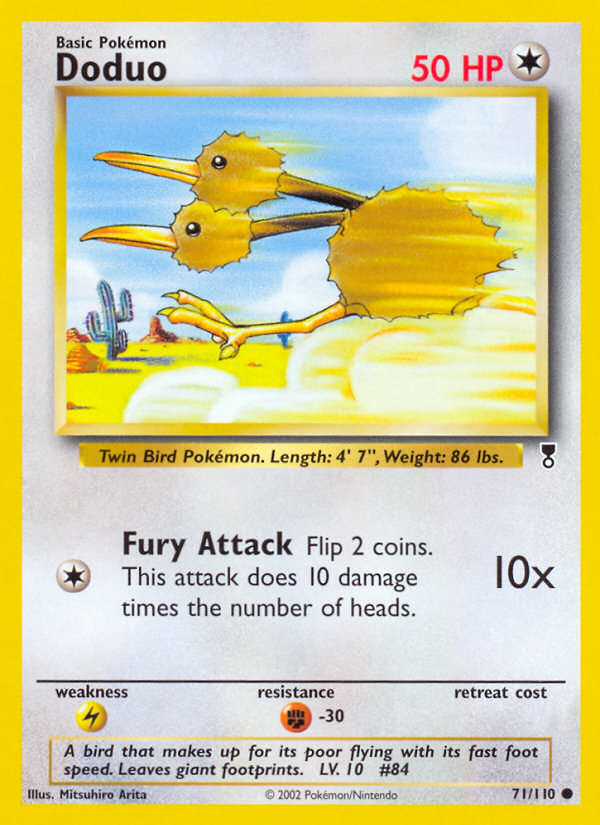 Doduo (71/110) - Legendary Collection Pokémon Card