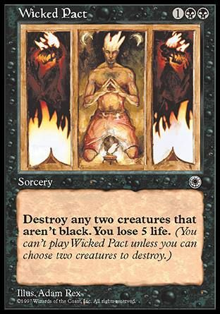 Wicked Pact (Portal) Trading Card