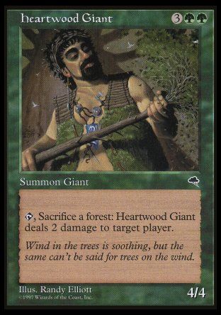 Heartwood Giant (Tempest) Trading Card